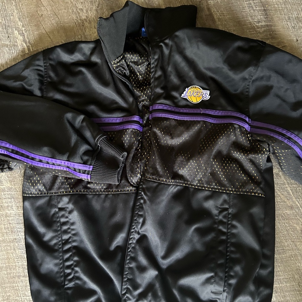 Black and Purple Lakers Jacket